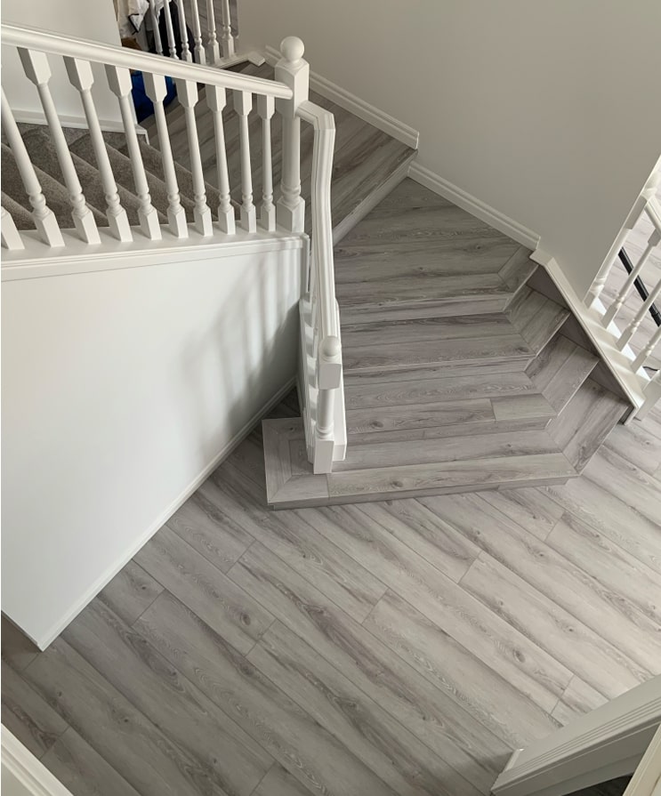 Zebrano Flooring Installation 10